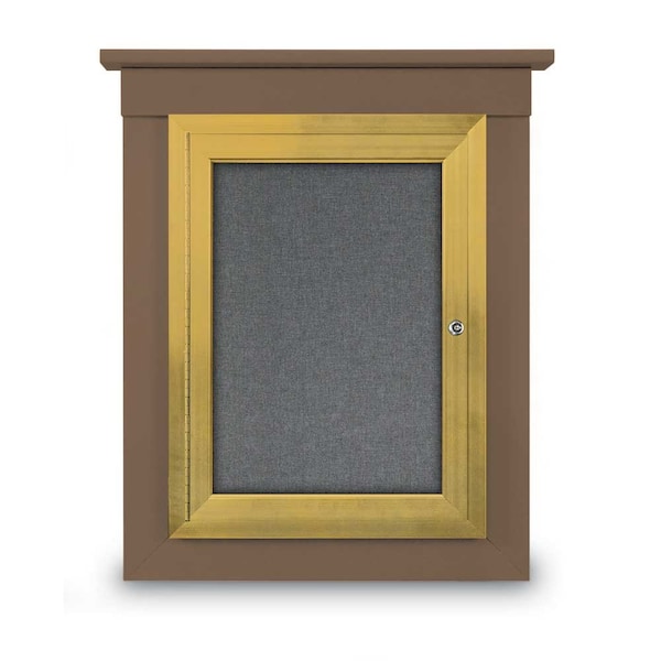 United Visual Products 72"x36" 3-Door Enclosed Letterboard, Burgundy/Cherry UV2627O-CHERRY-BURGUN - main